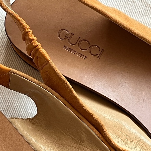 Vintage Gucci Multicolor Suede Sandals - Picture 5 of 6